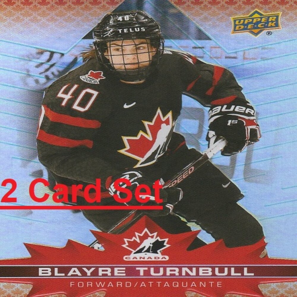 Blayre Turnbull Hockey Card Collection